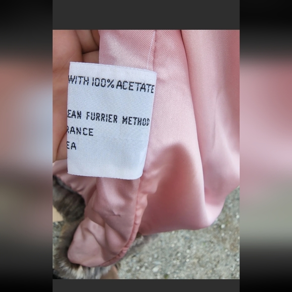 Upward 100℅ Rabbit Fur Satin Lined Jacket - Picture 4 of 7